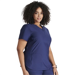 Women's V-Neck Scrub Top
